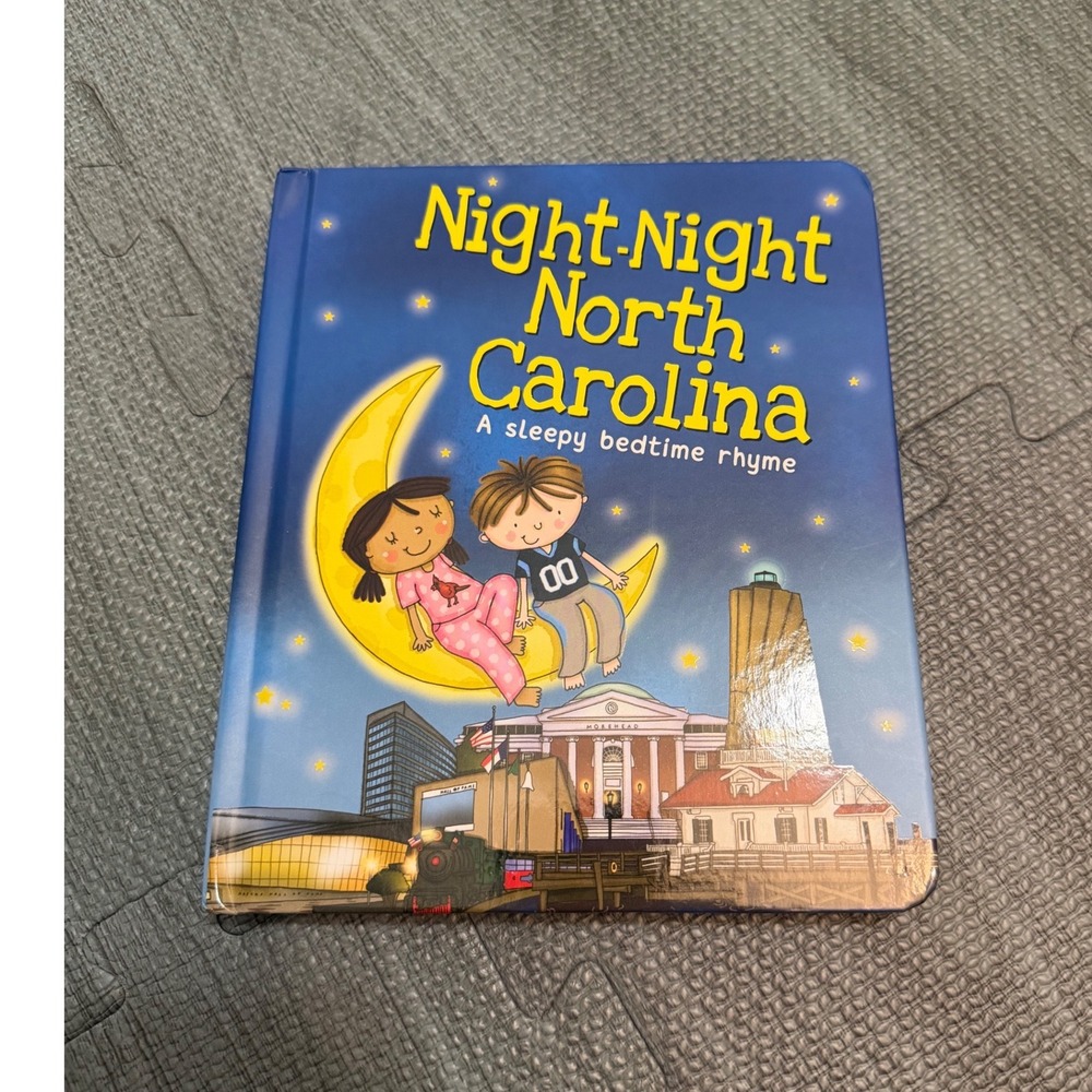Night-Night North Carolina Board Book Katherine Sully Bedtime Rhyme Kids NC Gift